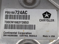 2013 Chrysler 200 PCM Engine Control Computer ECU ECM PCU OEM P/N:P05150724AC P68164370AE Fits OEM Used Auto Parts - Oemused