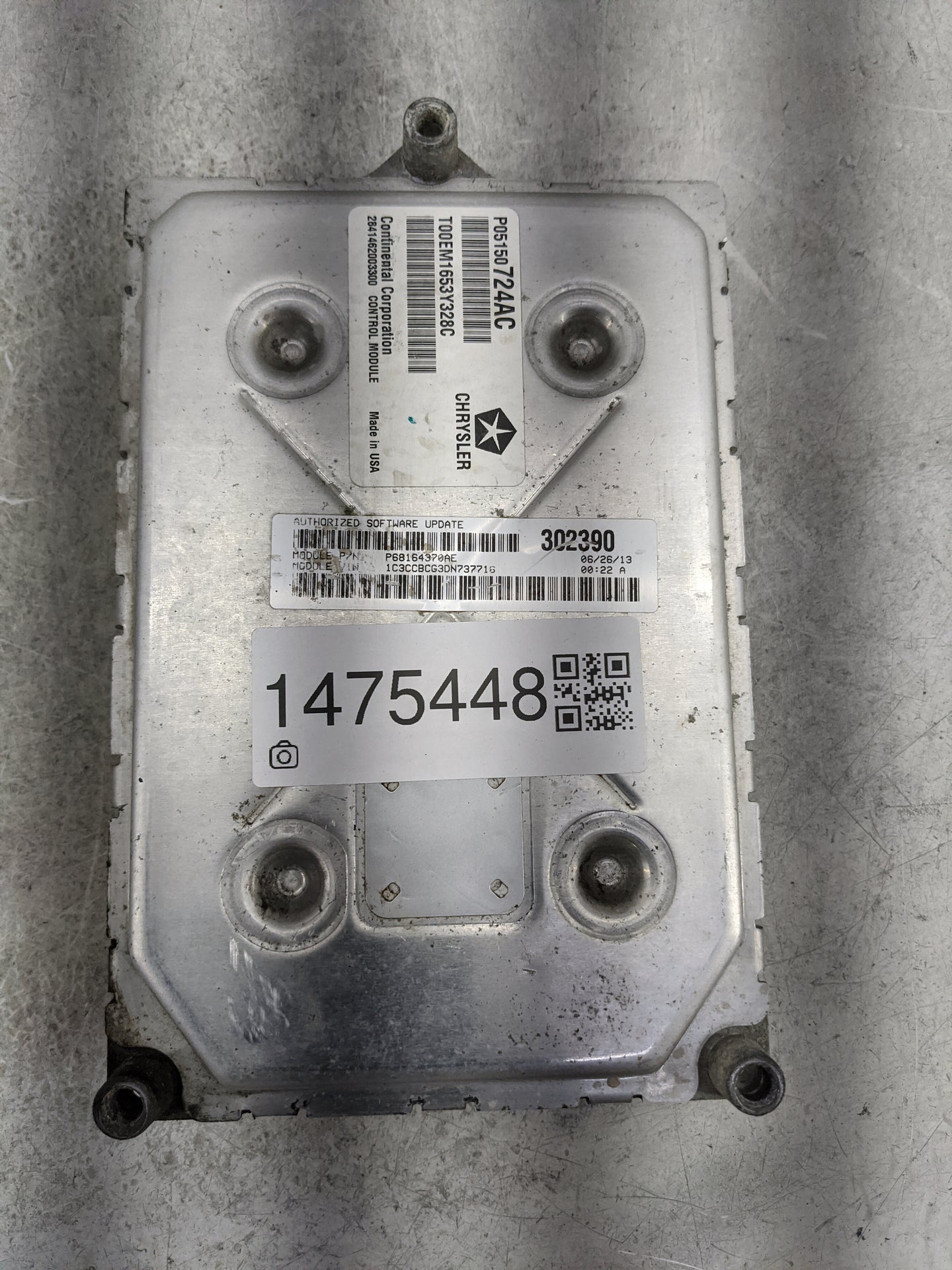 2013 Chrysler 200 PCM Engine Control Computer ECU ECM PCU OEM P/N:P05150724AC P68164370AE, T00EM1653Y328C, 2841462003300 Fit
