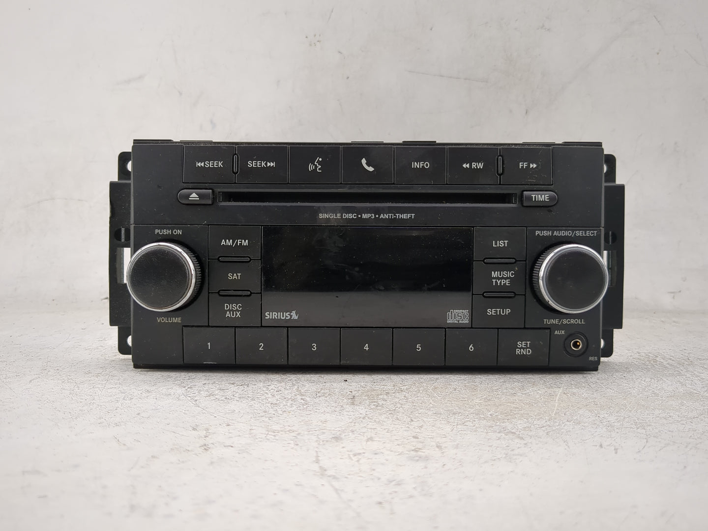 2013-2014 Chrysler 200 Radio AM FM Cd Player Receiver Replacement P/N:P05091197AB SPNP05091197AB Fits Fits 2013 2014 OEM Use