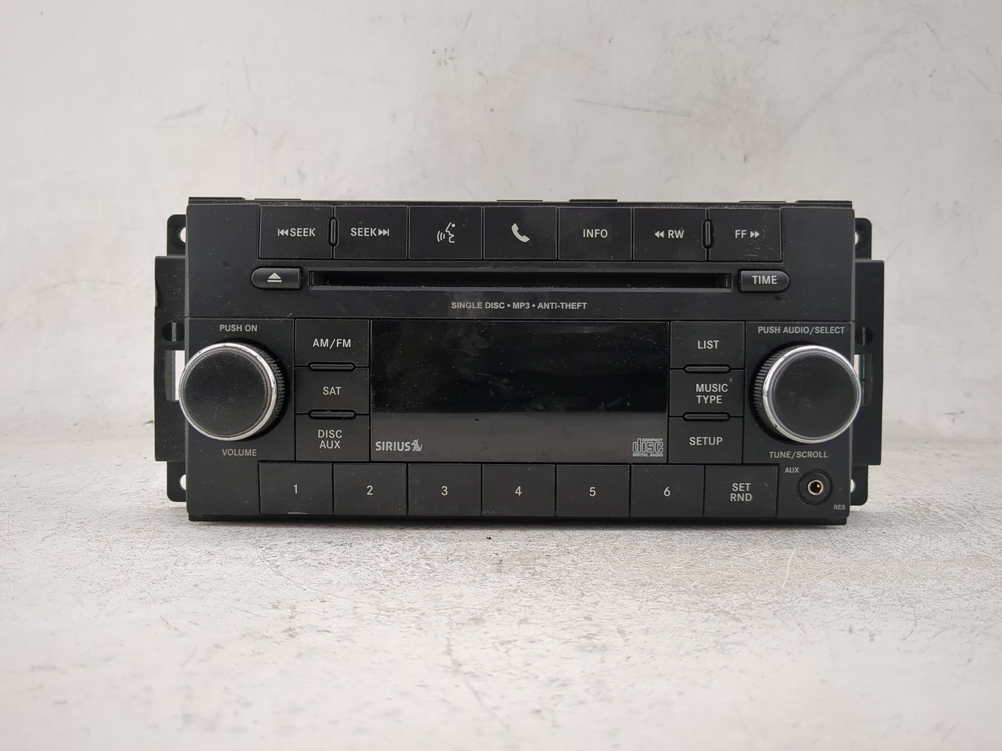 2013-2014 Chrysler 200 Radio AM FM Cd Player Receiver Replacement P/N:P05091197AB SPNP05091197AB Fits Fits 2013 2014 OEM Use