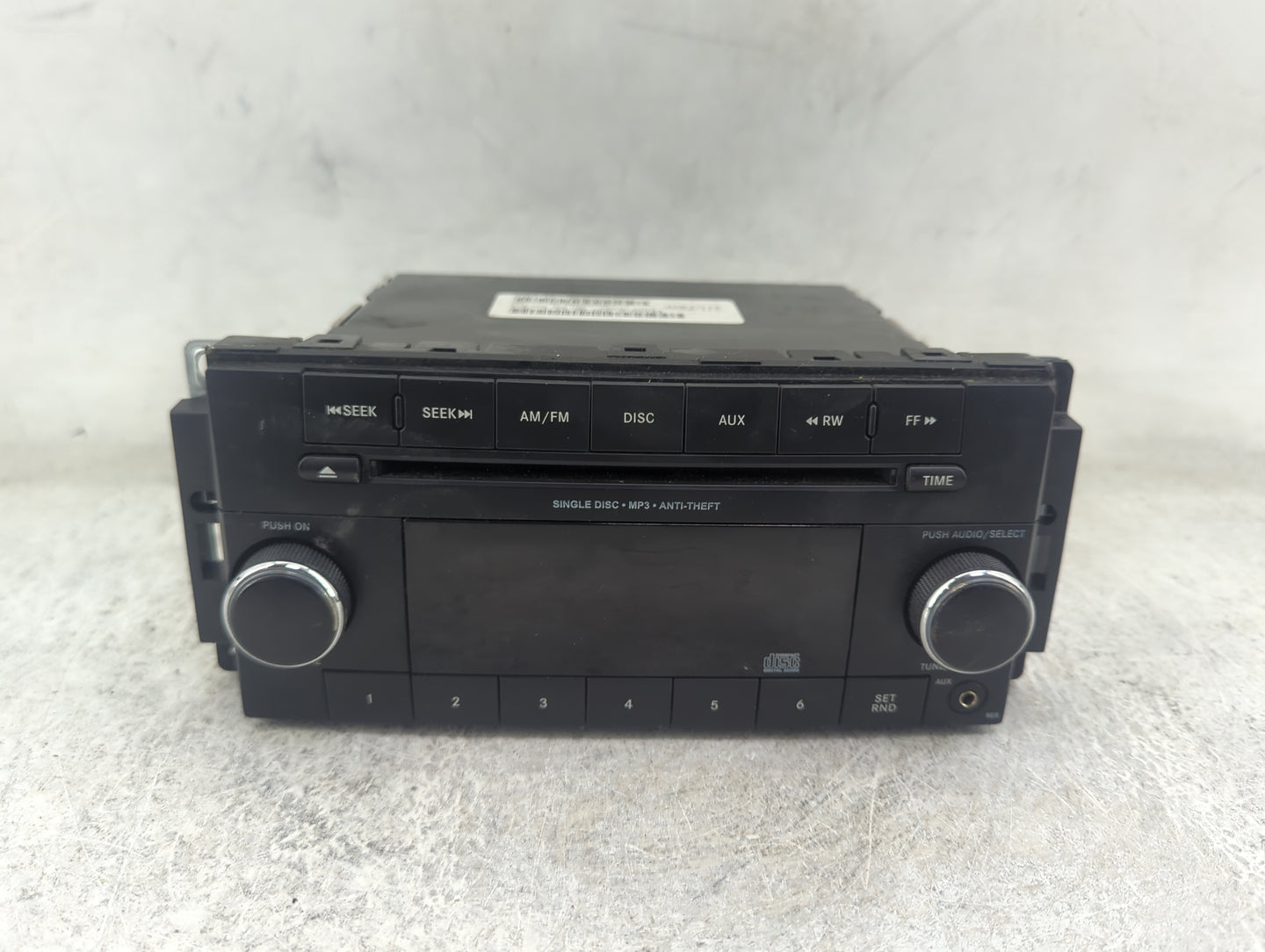 2012-2014 Chrysler 200 Radio AM FM Cd Player Receiver Replacement P/N:P05091195AC Fits Fits 2012 2013 2014 2015 2016 2017 OE