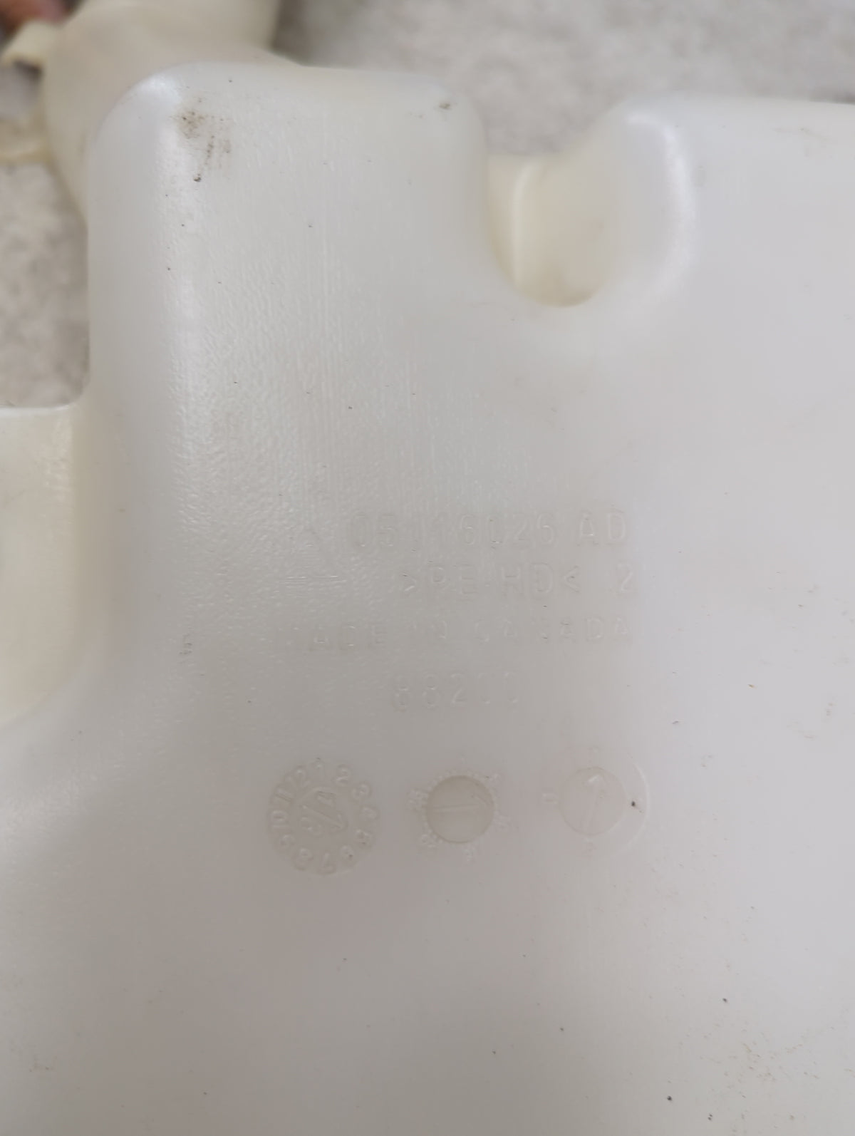 2011-2014 Chrysler 200 Windshield Washer Fluid Reservoir Bottle 1498695 - Oemusedautoparts1.com
