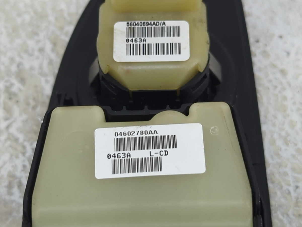 2011-2014 Chrysler 200 Master Power Window Switch Replacement Driver Side Left P/N:56040694AD 04602780AA Fits OEM Used Auto 