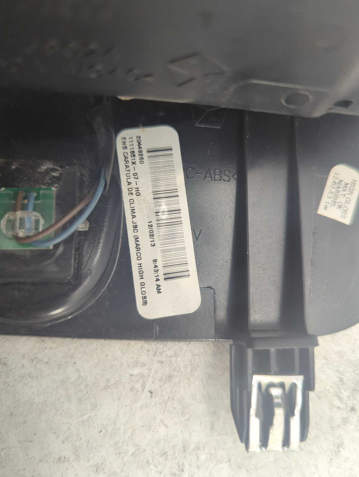 2011-2014 Chrysler 200 Climate Control Module Temperature AC/Heater Replacement P/N:P55111861AC 20448260 Fits OEM Used Auto 