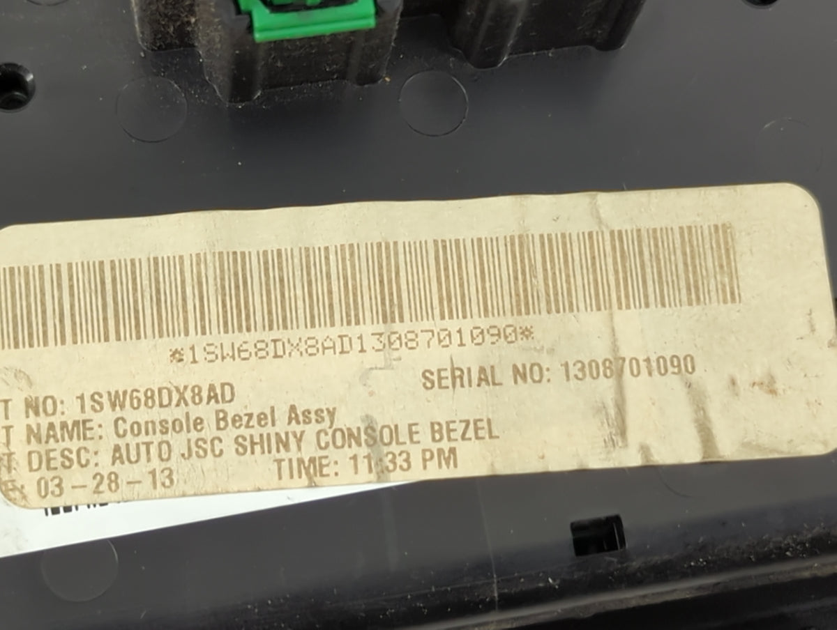 2011-2014 Chrysler 200 Climate Control Module Temperature AC/Heater Replacement P/N:1SW68DX8AD Fits OEM Used Auto Parts - Oe
