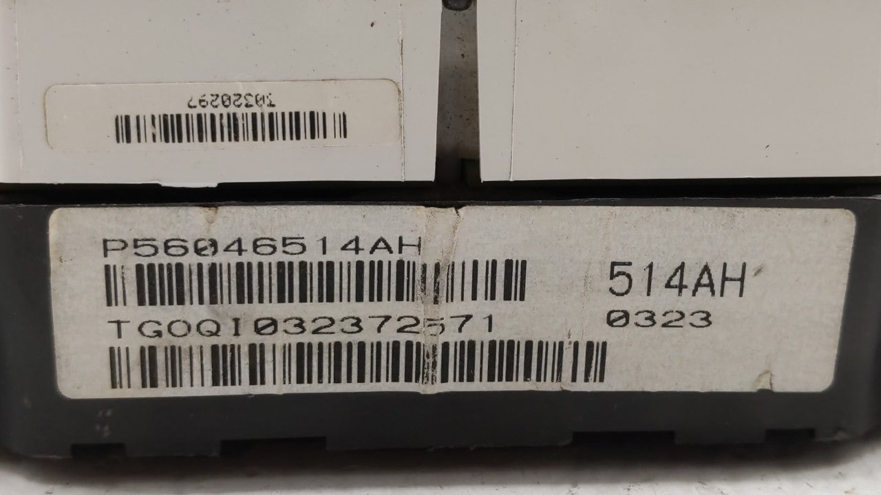 2011-2014 Chrysler 200 Instrument Cluster Speedometer Gauges P/N:P56046514AE P56046512AH Fits Fits 2011 2012 2013 2014 OEM U