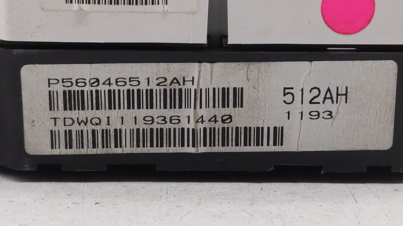 2011-2014 Chrysler 200 Instrument Cluster Speedometer Gauges P/N:P56046514AE P56046911AC, 0484659AA Fits Fits 2011 2012 2013