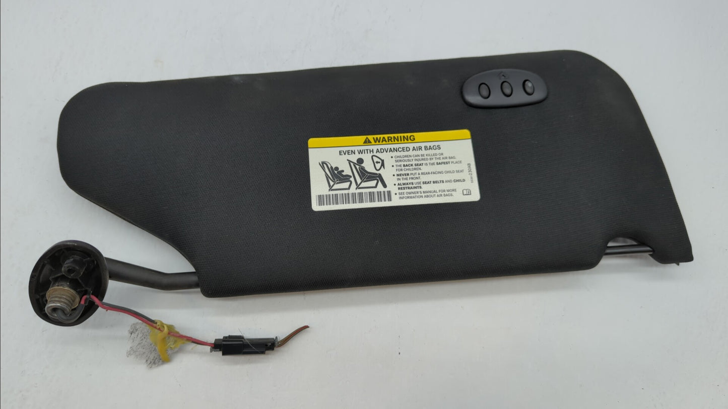 2011-2014 Chrysler 200 Sun Visor Shade Replacement Passenger Right Mirror Fits Fits 2011 2012 2013 2014 OEM Used Auto Parts 