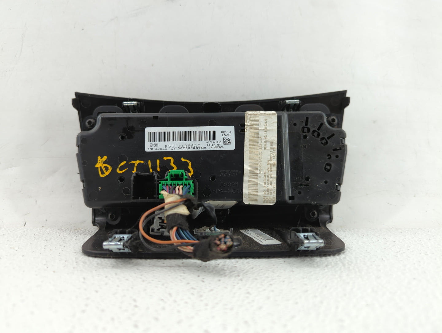 2011-2014 Chrysler 200 Climate Control Module Temperature AC/Heater Replacement P/N:P55111888AC P55111888AF Fits OEM Used Au