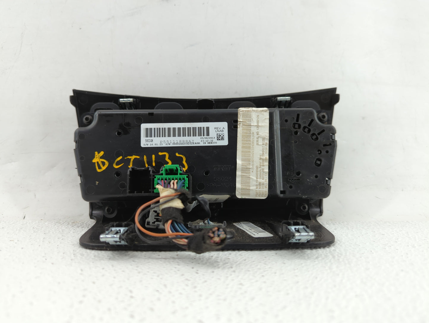 2011-2014 Chrysler 200 Climate Control Module Temperature AC/Heater Replacement P/N:P55111888AC P55111888AF Fits OEM Used Au