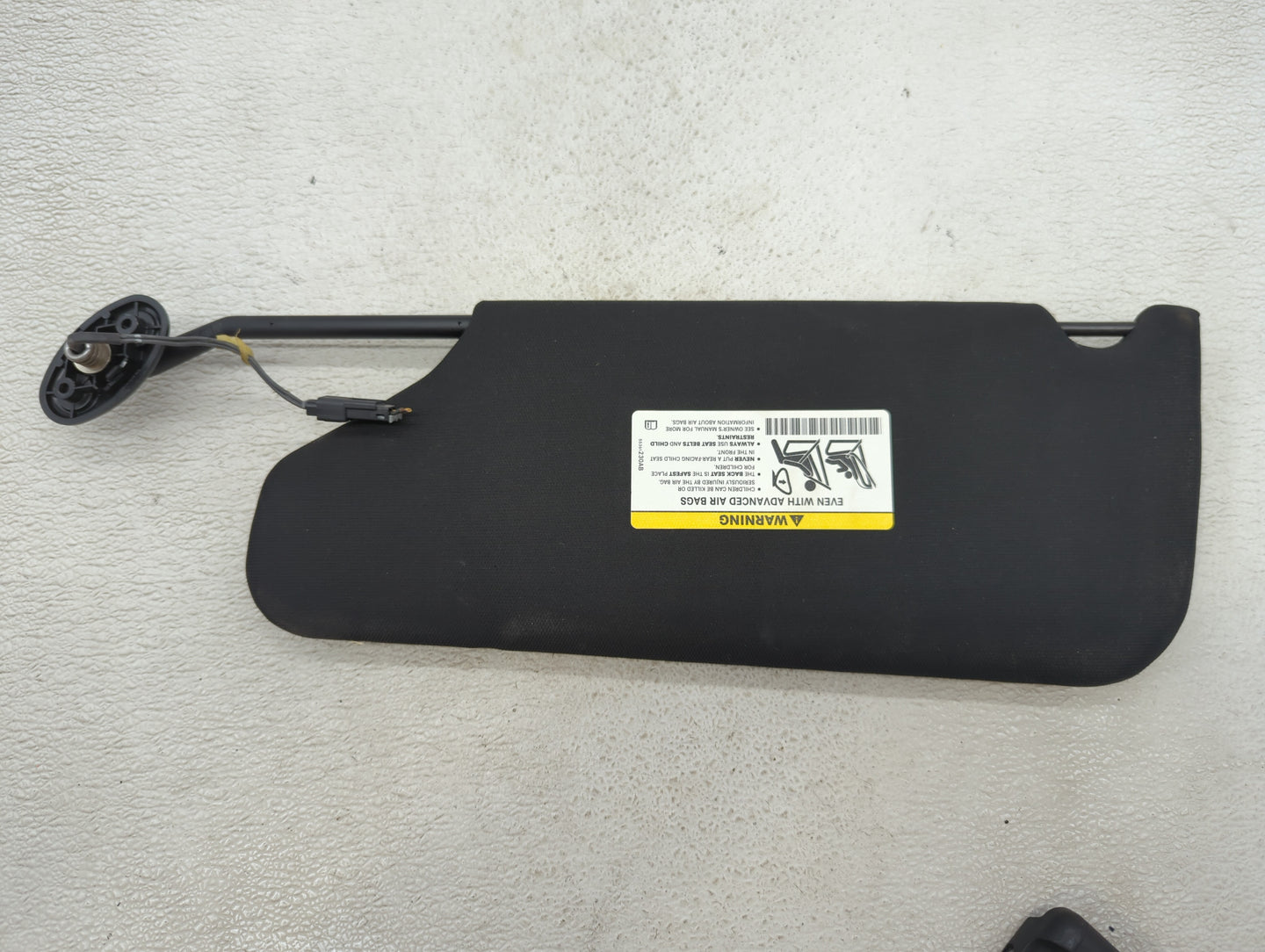 2011-2014 Chrysler 200 Sun Visor Shade Replacement Passenger Right Mirror Fits Fits 2011 2012 2013 2014 OEM Used Auto Parts 