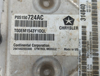 2013 Chrysler 200 PCM Engine Control Computer ECU ECM PCU OEM P/N:P05150724AC P68164370AE, P051507603AB, P68164370AD Fits OE