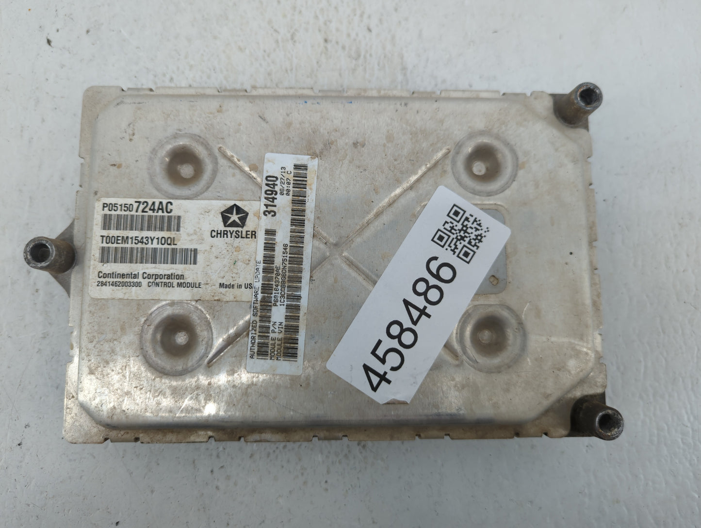 2013 Chrysler 200 PCM Engine Control Computer ECU ECM PCU OEM P/N:P05150724AC P68164370AE, P051507603AB, P68164370AD Fits OE