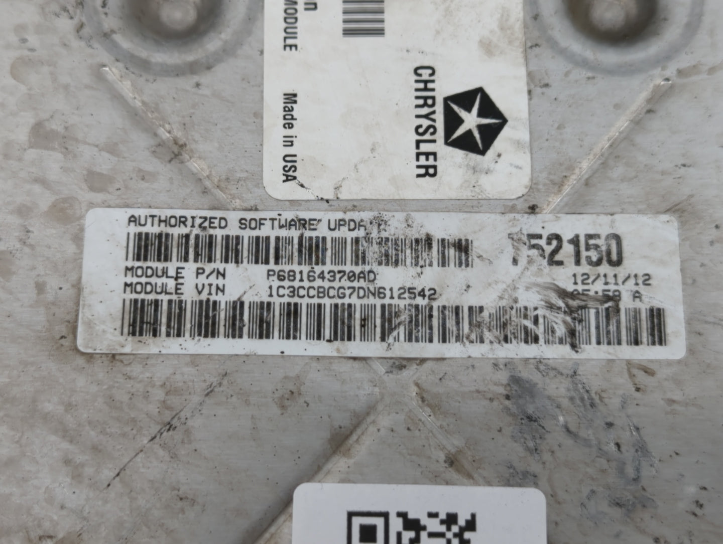 2013 Chrysler 200 PCM Engine Control Computer ECU ECM PCU OEM P/N:P05150724AC P68164370AE, P051507603AB, P68164370AD Fits OE