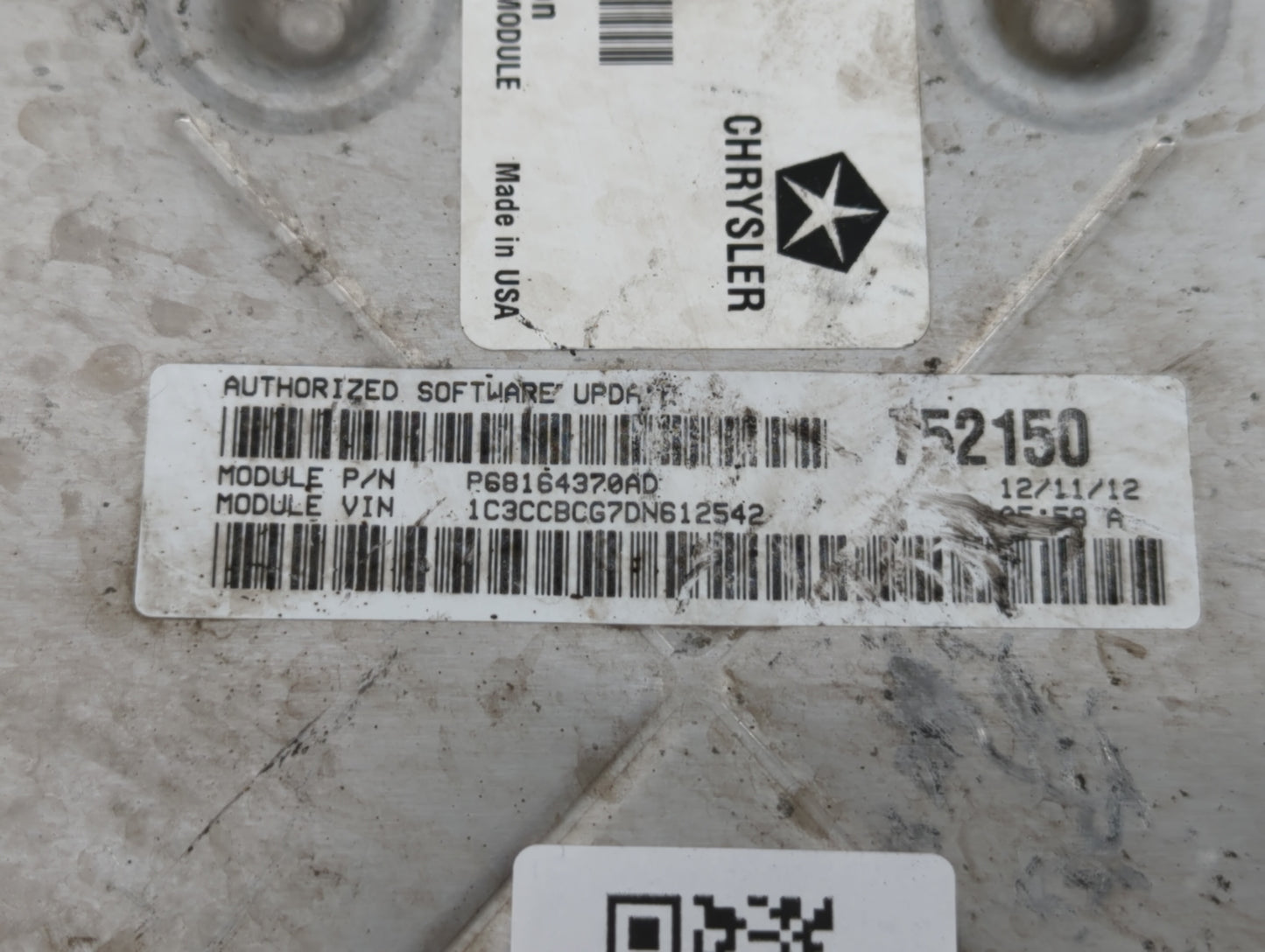 2013 Chrysler 200 PCM Engine Control Computer ECU ECM PCU OEM P/N:P05150724AC P68164370AE, P051507603AB, P68164370AD Fits OE