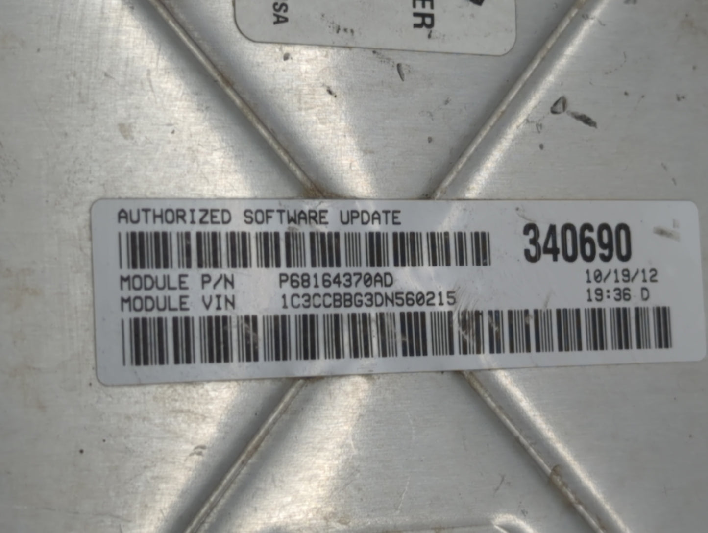 2013 Chrysler 200 PCM Engine Control Computer ECU ECM PCU OEM P/N:P05150724AC P68164370AE, P051507603AB, P68164370AD Fits OE