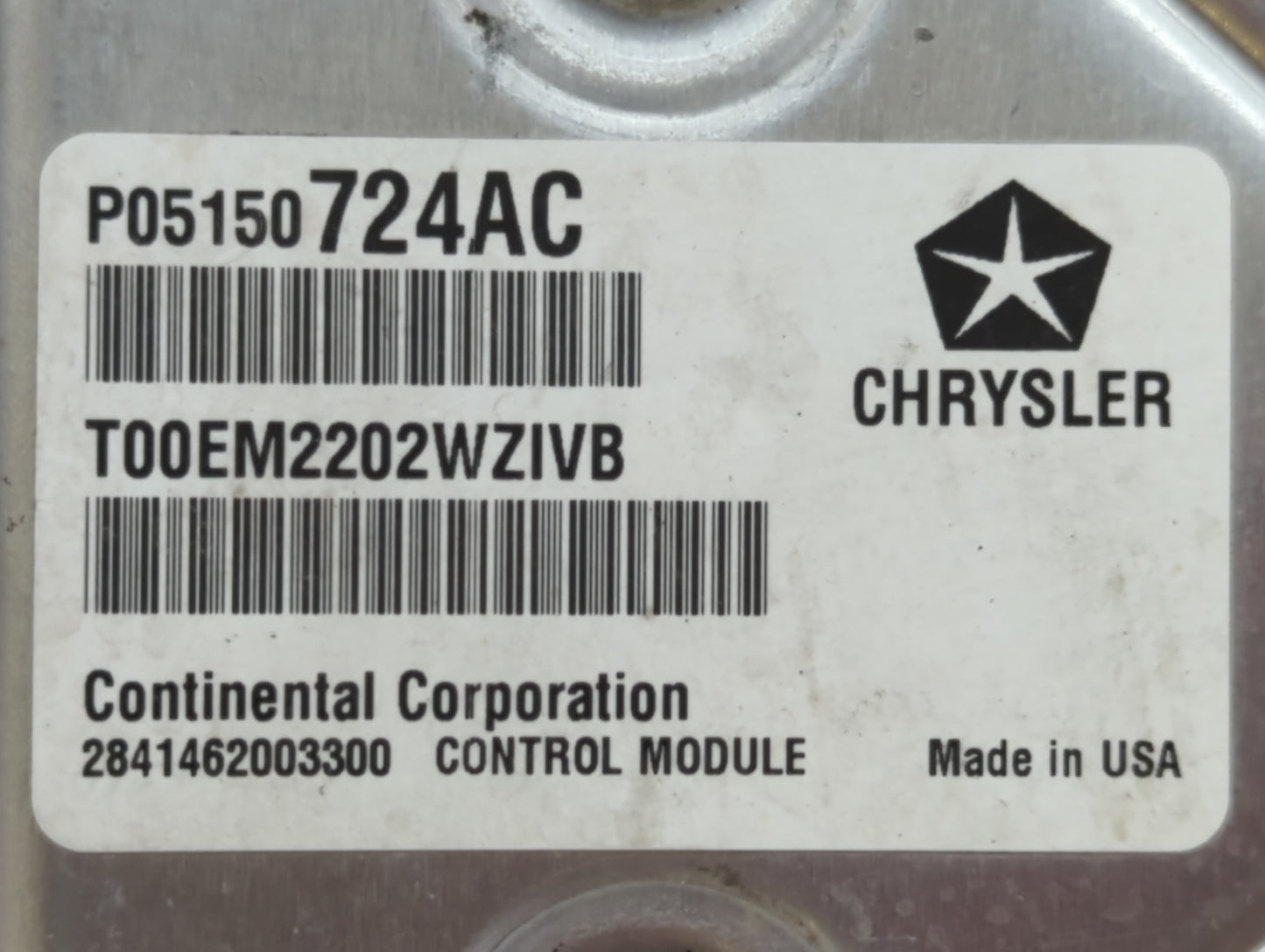 2013 Chrysler 200 PCM Engine Control Computer ECU ECM PCU OEM P/N:P05150724AC P68164370AE, P051507603AB, P68164370AD Fits OE