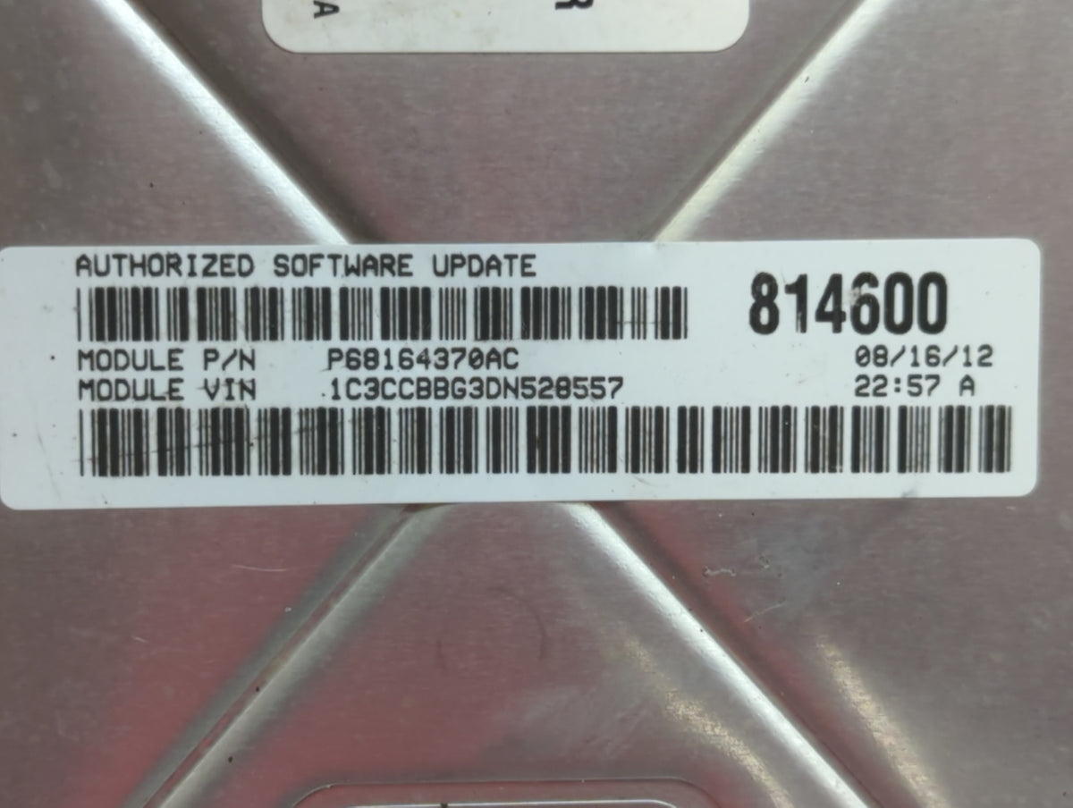 2013 Chrysler 200 PCM Engine Control Computer ECU ECM PCU OEM P/N:P05150724AC P68164370AE, P051507603AB, P68164370AD, P05150