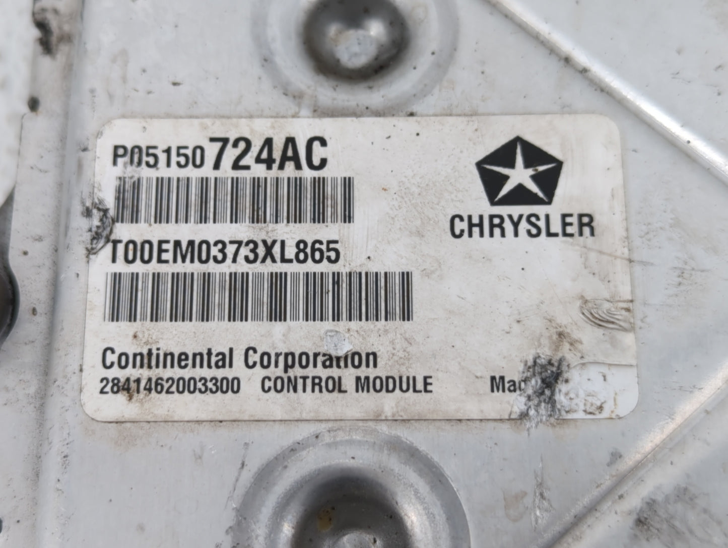 2013 Chrysler 200 PCM Engine Control Computer ECU ECM PCU OEM P/N:P05150724AC P68164370AE, P051507603AB, P68164370AD Fits OE