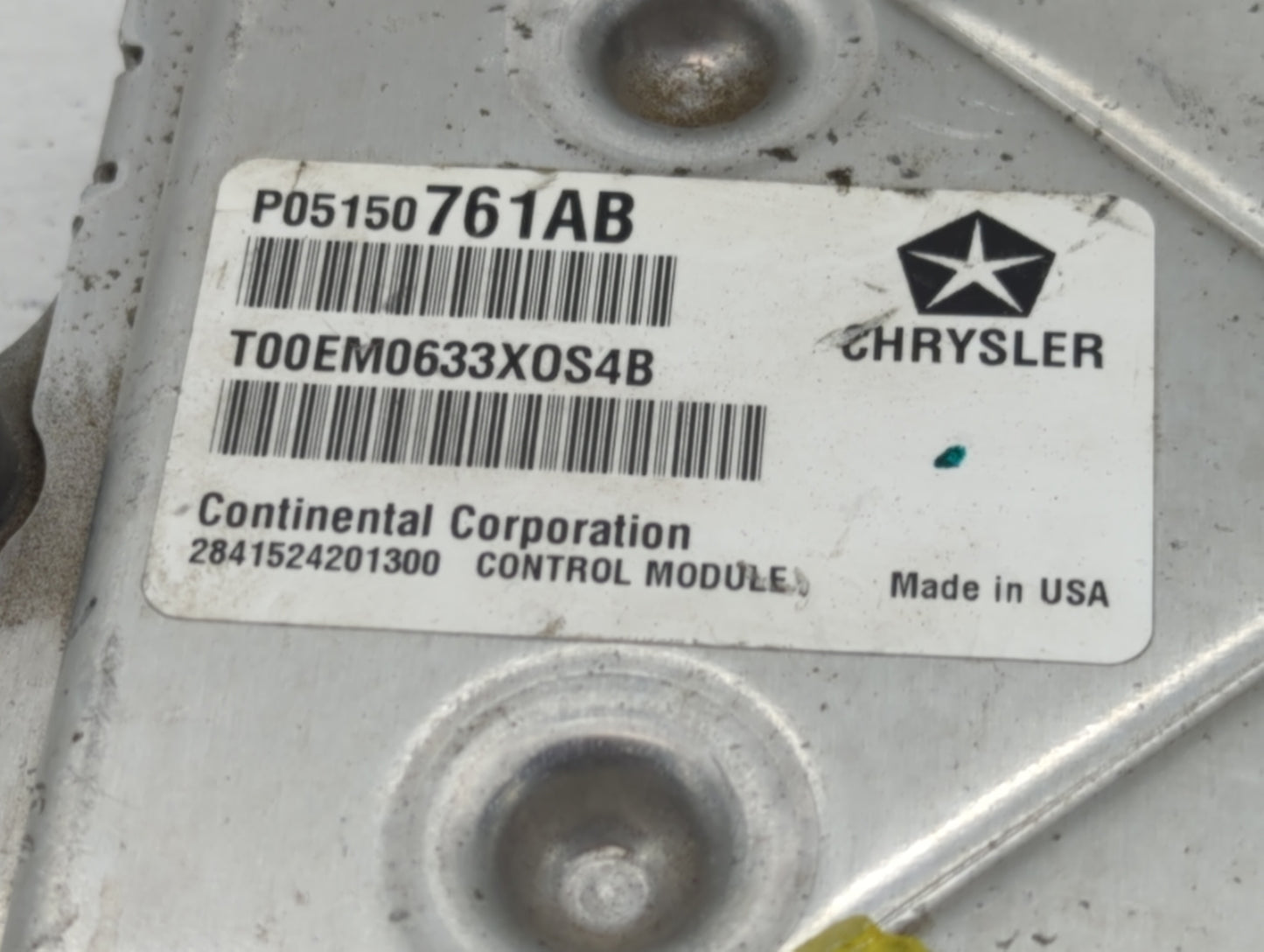 2013 Chrysler 200 PCM Engine Control Computer ECU ECM PCU OEM P/N:P05150761AB 39199-2G051, P05150763AB, P68164361AB Fits OEM