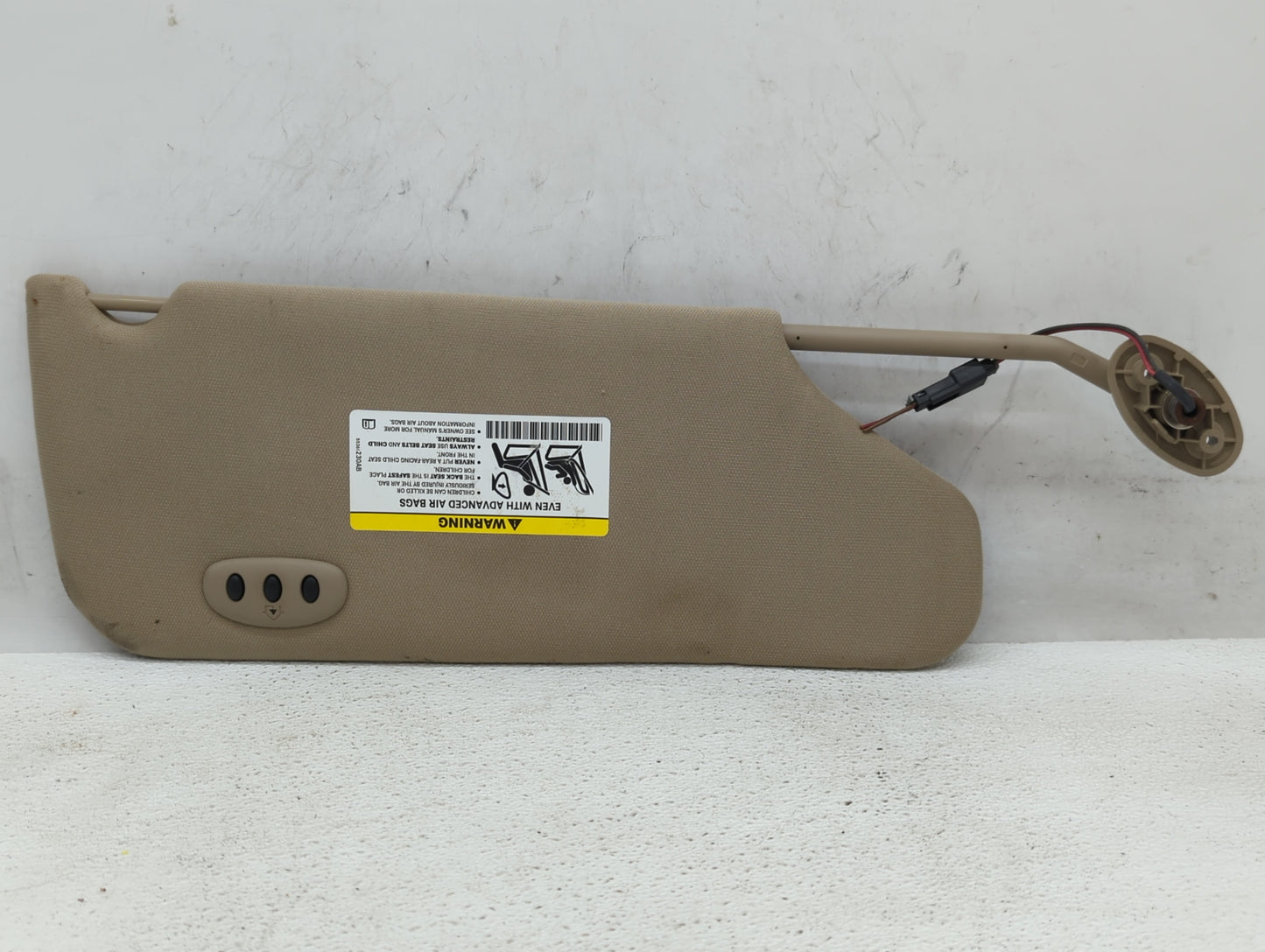 2011-2014 Chrysler 200 Sun Visor Shade Replacement Driver Left Mirror Fits Fits 2011 2012 2013 2014 OEM Used Auto Parts - Oe