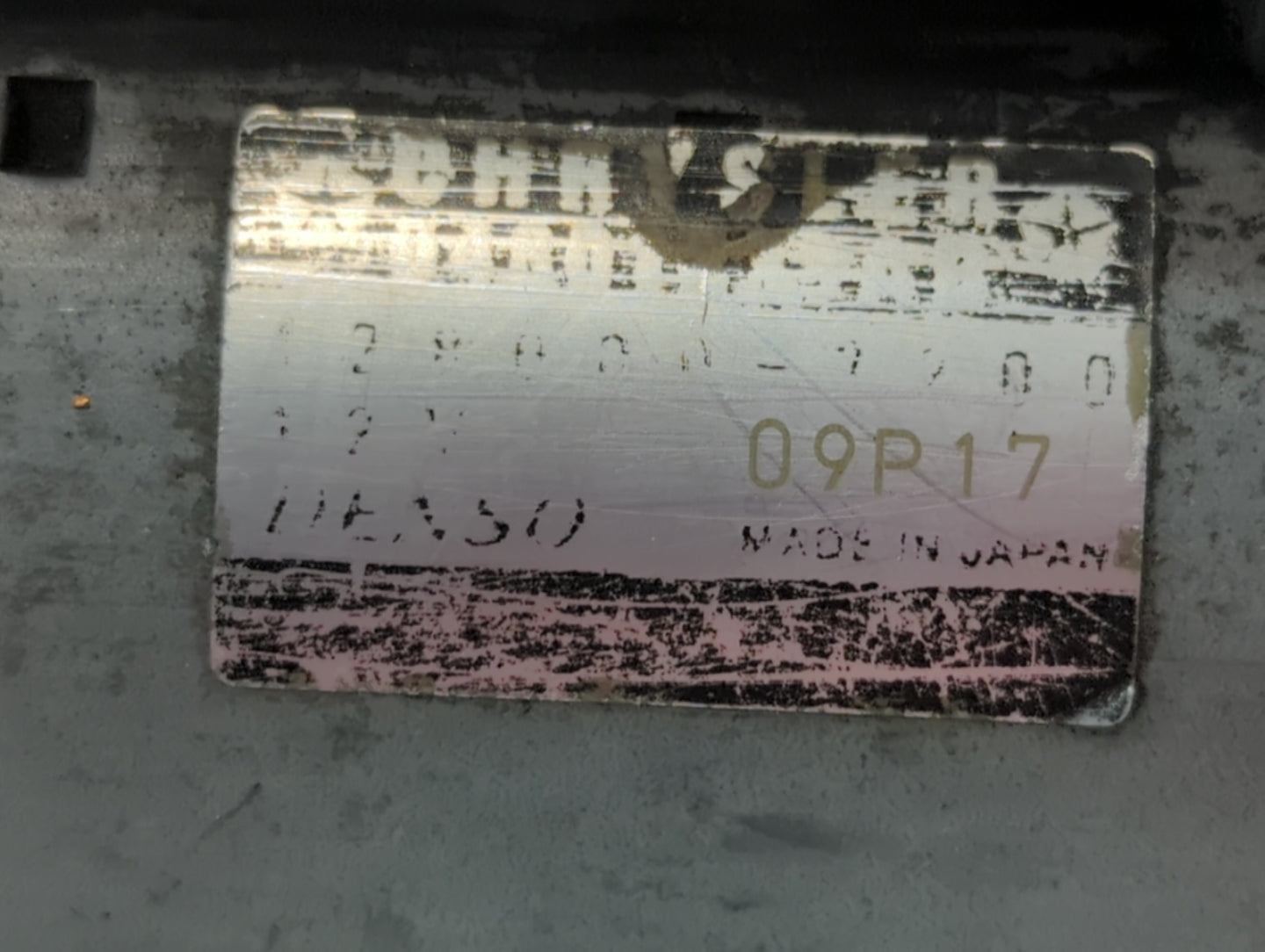 2011-2014 Chrysler 200 Car Starter Motor Solenoid OEM P/N:428000-2200 Fits Fits 2011 2012 2013 2014 OEM Used Auto Parts - Oe