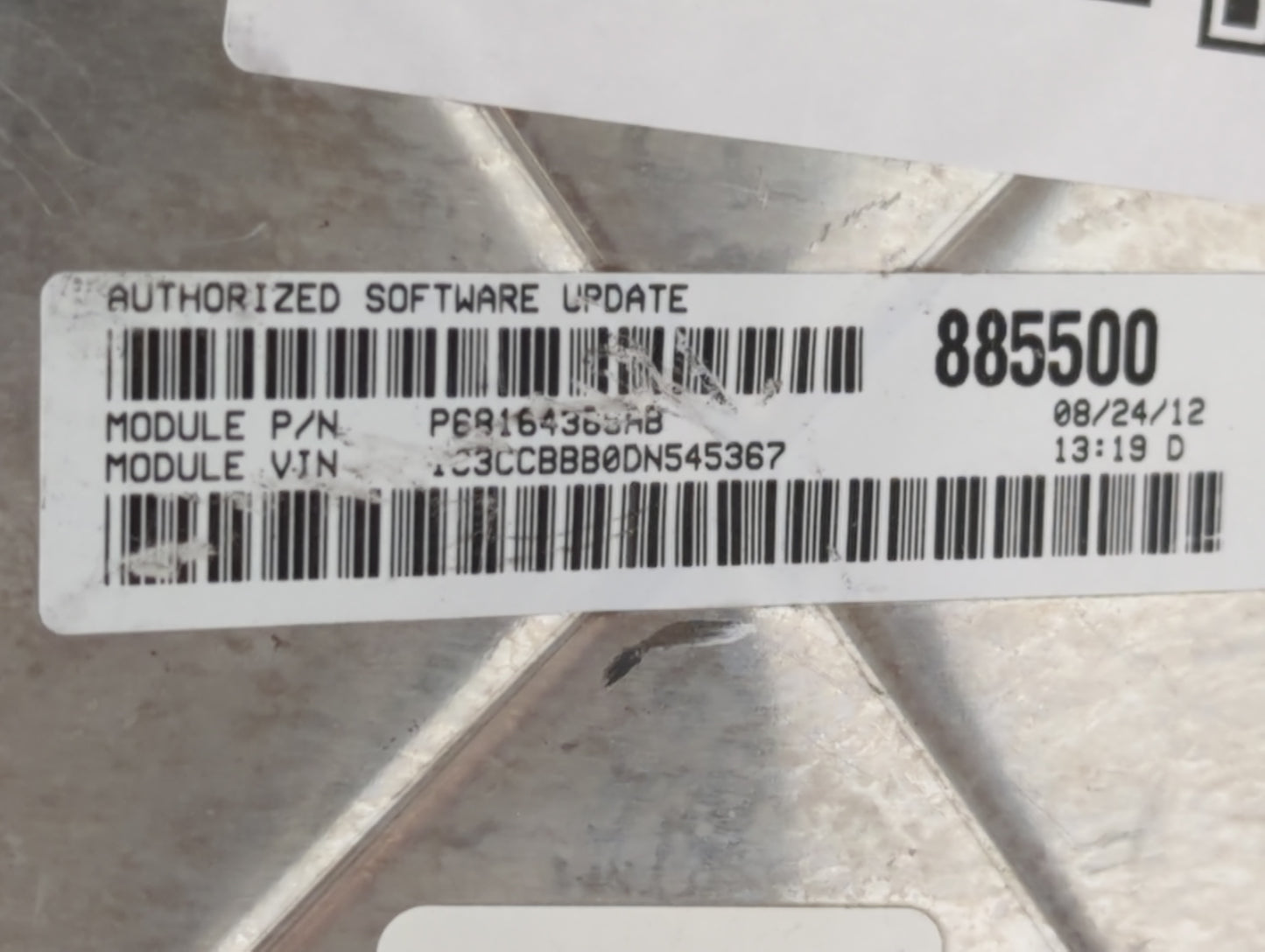 2013 Chrysler 200 PCM Engine Control Computer ECU ECM PCU OEM P/N:P05150763AB Fits OEM Used Auto Parts - Oemusedautoparts1.c