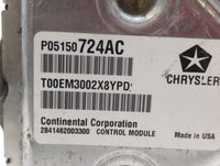 2013 Chrysler 200 PCM Engine Control Computer ECU ECM PCU OEM P/N:P05150724AC Fits OEM Used Auto Parts - Oemusedautoparts1.c