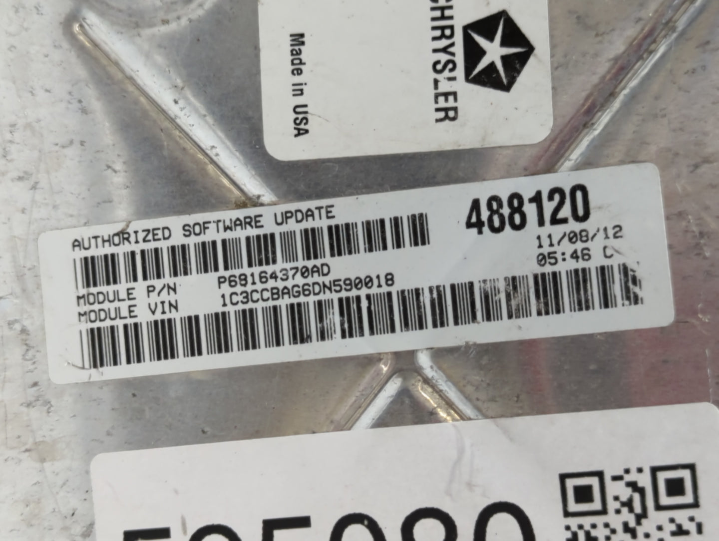 2013 Chrysler 200 PCM Engine Control Computer ECU ECM PCU OEM P/N:P05150724AC Fits OEM Used Auto Parts - Oemusedautoparts1.c