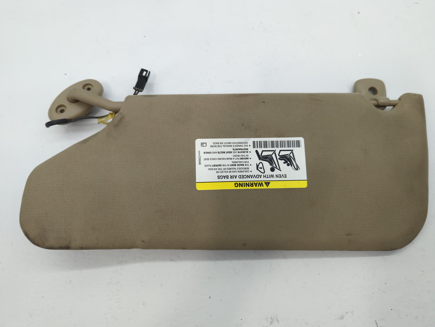 2011-2014 Chrysler 200 Sun Visor Shade Replacement Passenger Right Mirror Fits Fits 2011 2012 2013 2014 OEM Used Auto Parts 