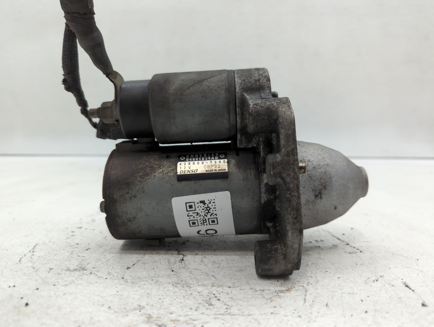 2011-2014 Chrysler 200 Car Starter Motor Solenoid OEM P/N:428000-7200 04801839AB Fits Fits 2011 2012 2013 2014 OEM Used Auto