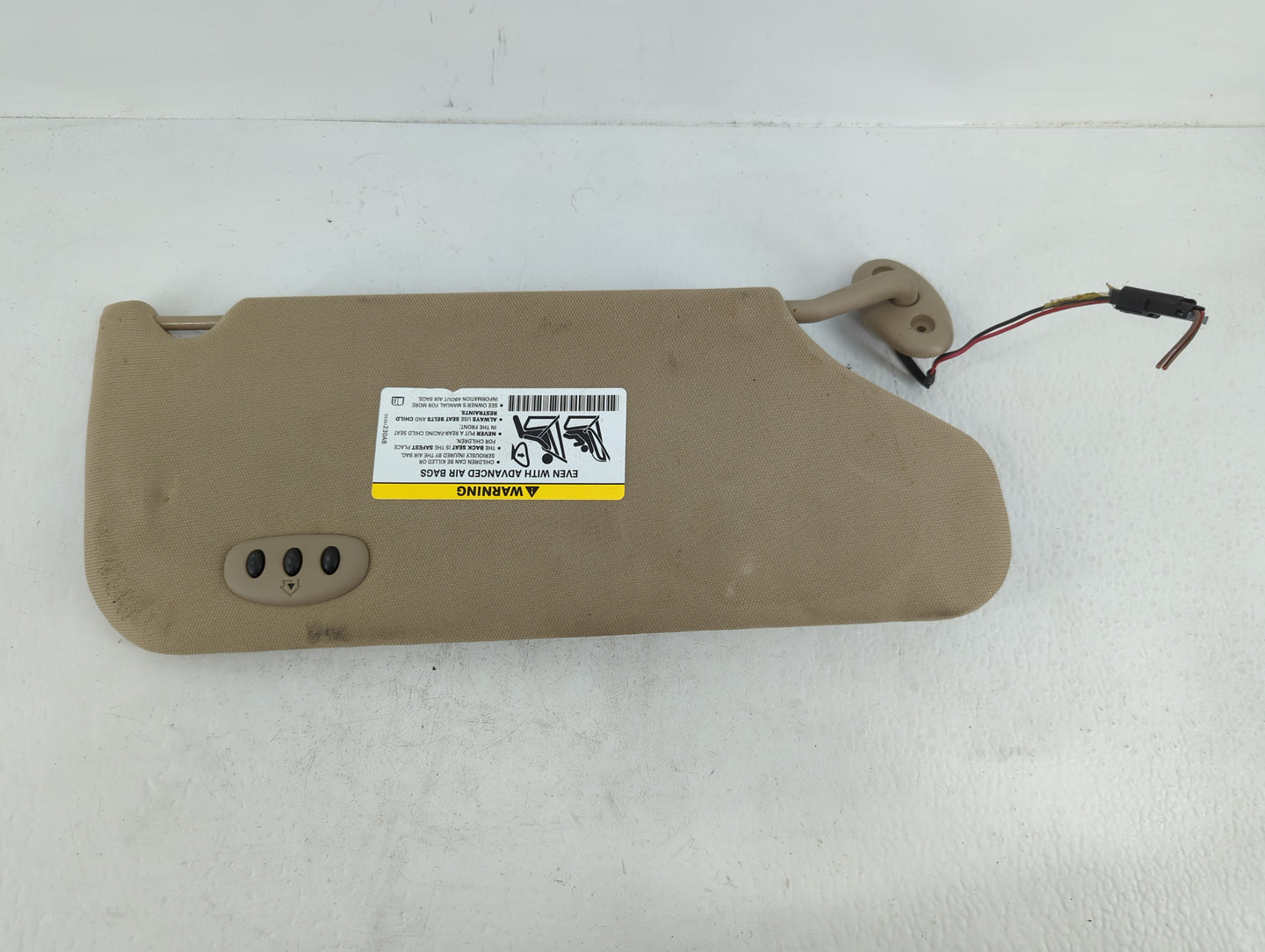 2011-2014 Chrysler 200 Sun Visor Shade Replacement Driver Left Mirror Fits Fits 2011 2012 2013 2014 OEM Used Auto Parts - Oe