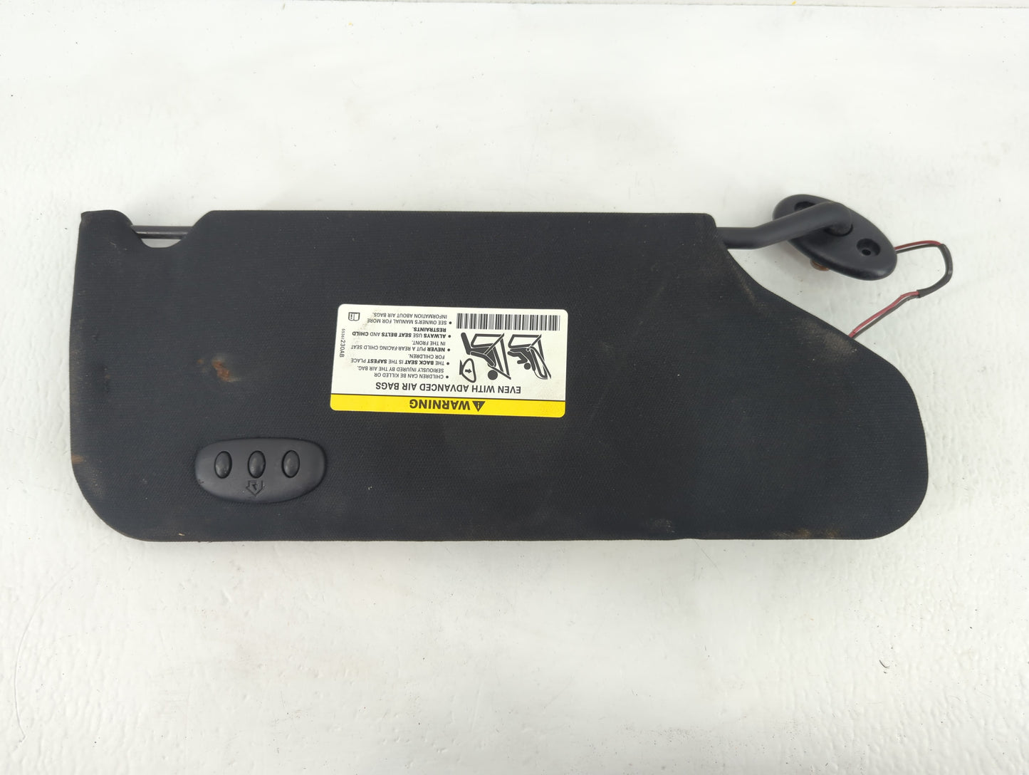 2011-2014 Chrysler 200 Sun Visor Shade Replacement Driver Left Mirror Fits Fits 2011 2012 2013 2014 OEM Used Auto Parts - Oe