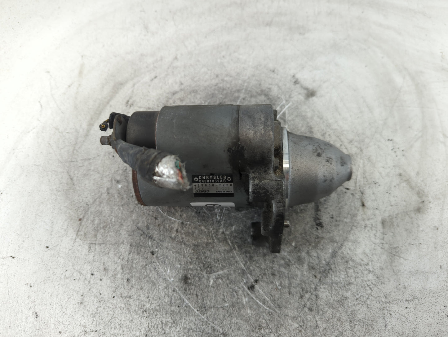 2011-2014 Chrysler 200 Car Starter Motor Solenoid OEM P/N:428000-7200 04801839AB Fits Fits 2011 2012 2013 2014 OEM Used Auto