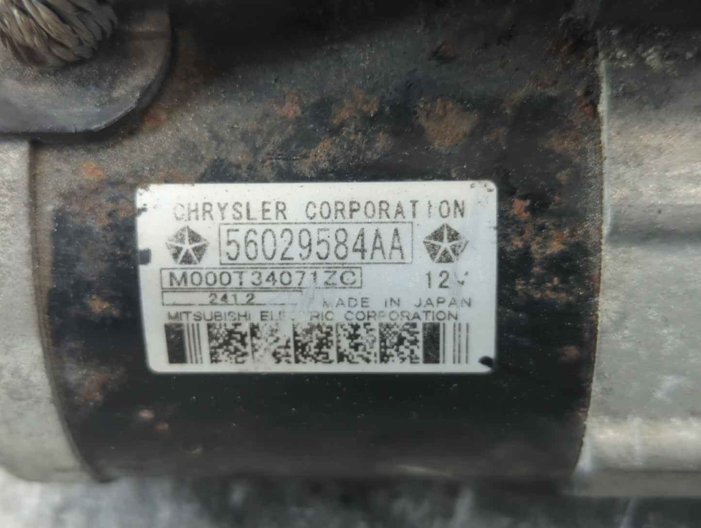 2011-2014 Chrysler 200 Car Starter Motor Solenoid OEM P/N:56029584AA Fits Fits 2011 2012 2013 2014 2015 2016 2017 OEM Used A