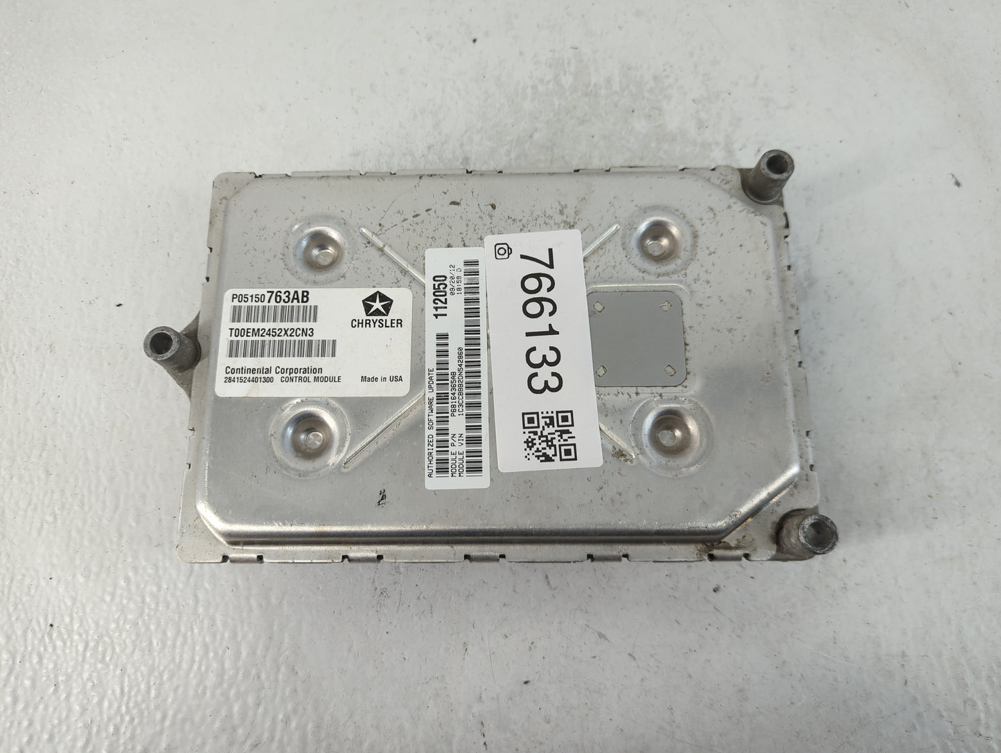 2013 Chrysler 200 PCM Engine Control Computer ECU ECM PCU OEM P/N:P05150763AB Fits OEM Used Auto Parts - Oemusedautoparts1.c