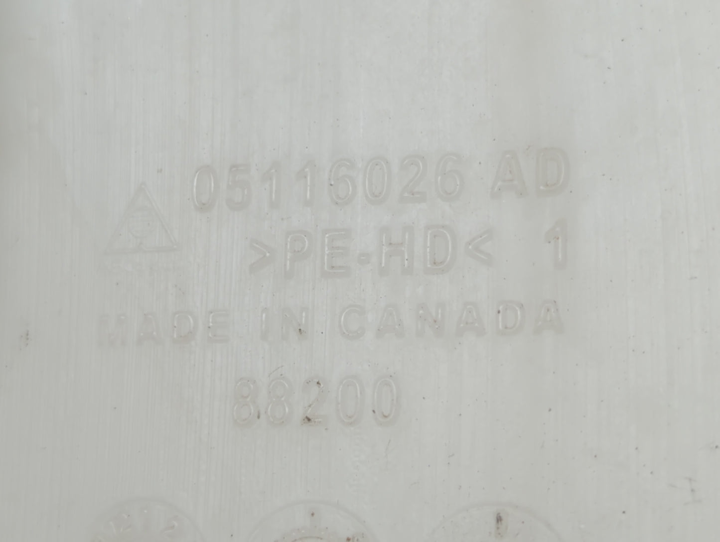 2011-2014 Chrysler 200 Windshield Washer Fluid Reservoir Bottle Oem - Oemusedautoparts1.com
