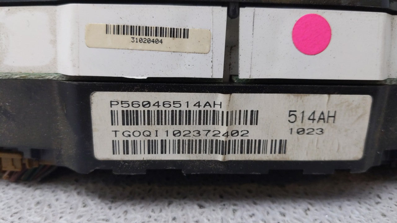 2011-2014 Chrysler 200 Instrument Cluster Speedometer Gauges P/N:P56046514AC P56046514AE Fits Fits 2011 2012 2013 2014 OEM U