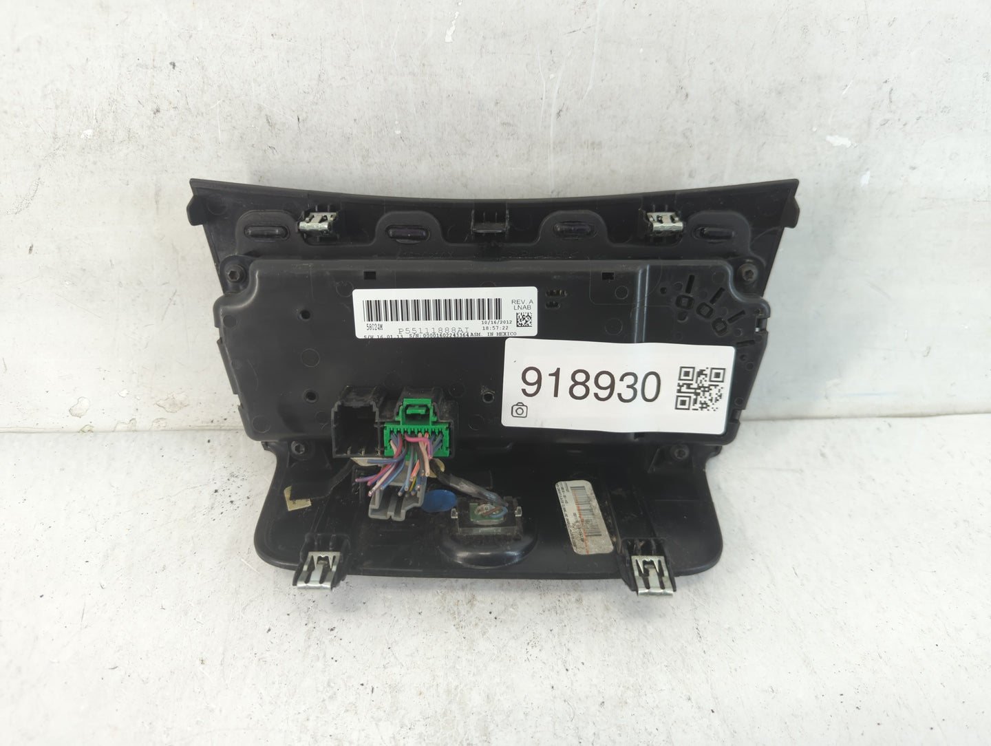 2011-2014 Chrysler 200 Climate Control Module Temperature AC/Heater Replacement P/N:P55111888AI Fits Fits 2011 2012 2013 201