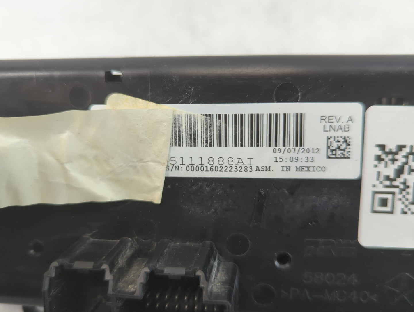 2011-2014 Chrysler 200 Climate Control Module Temperature AC/Heater Replacement P/N:P5111888AI Fits Fits 2011 2012 2013 2014