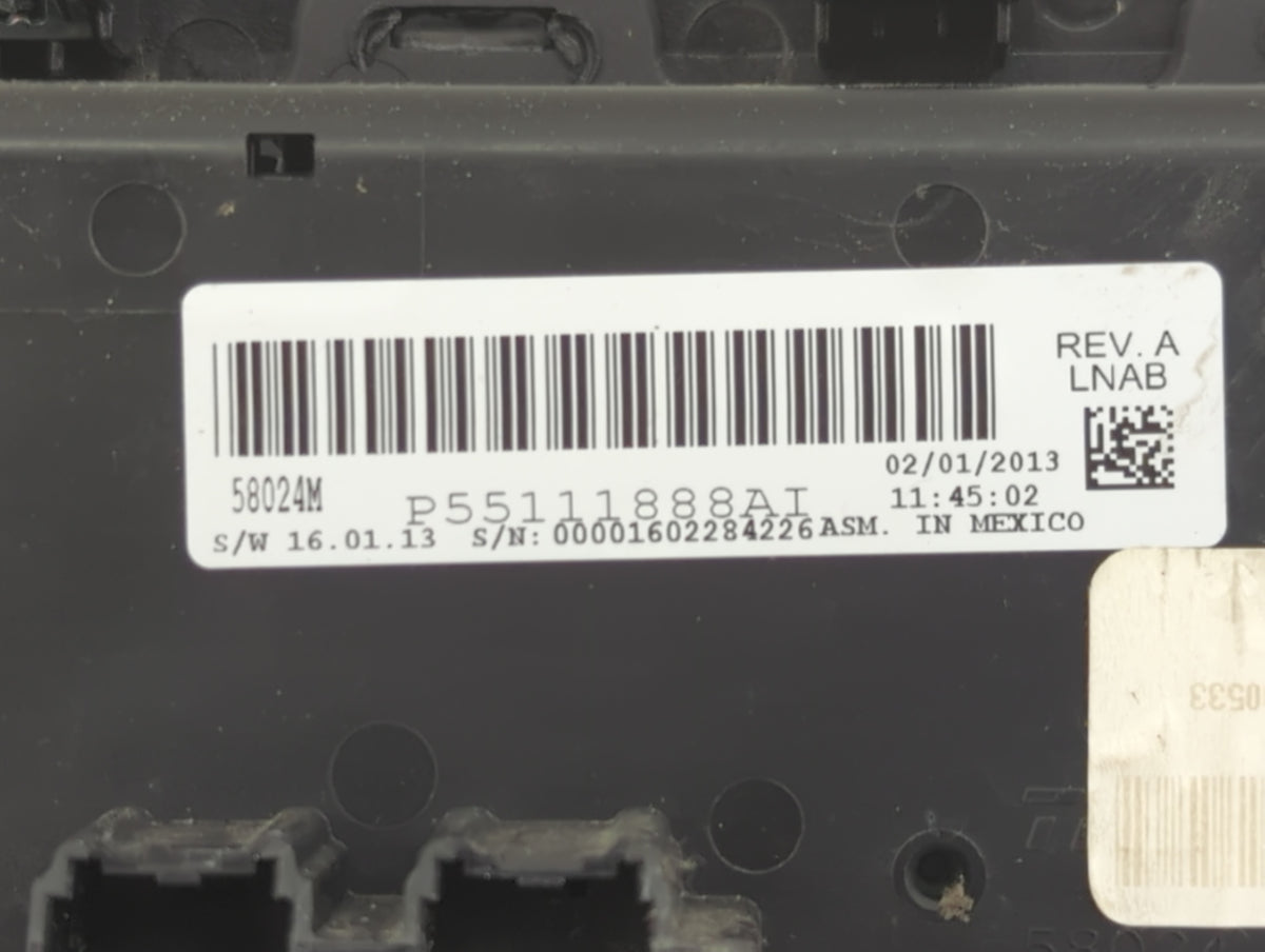 2011-2014 Chrysler 200 Climate Control Module Temperature AC/Heater Replacement P/N:P55111888AI Fits OEM Used Auto Parts - O