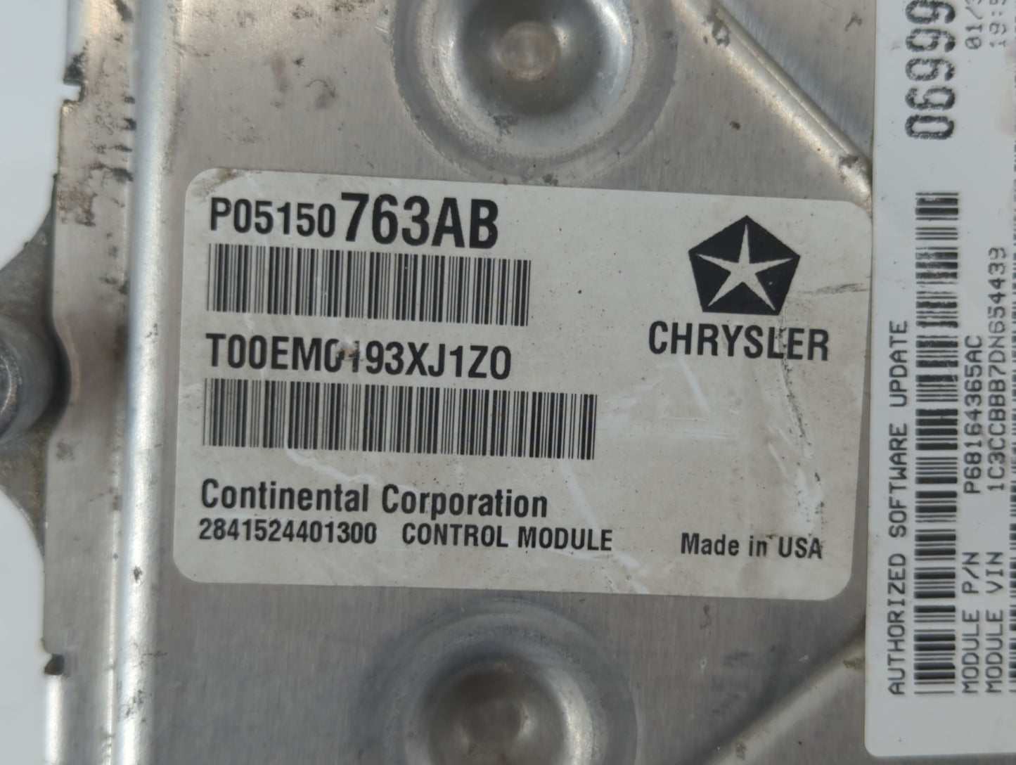 2013 Chrysler 200 PCM Engine Control Computer ECU ECM PCU OEM Fits OEM Used Auto Parts - Oemusedautoparts1.com