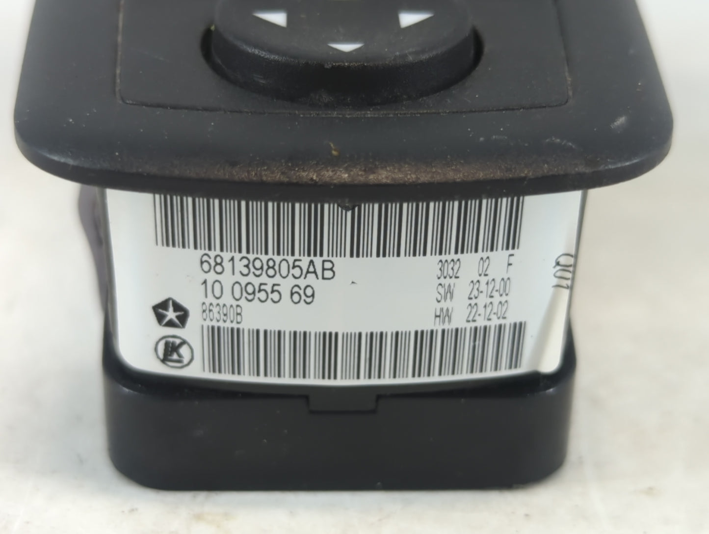 2013-2014 Chrysler 300 Master Power Window Switch Replacement Driver Side Left P/N:68139805AB Fits Fits 2013 2014 2018 2019 