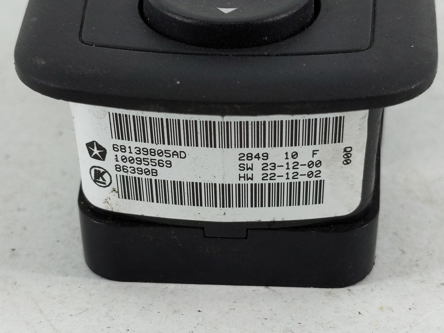 2013-2014 Chrysler 300 Master Power Window Switch Replacement Driver Side Left P/N:68139805AD Fits Fits 2013 2014 2018 2019 