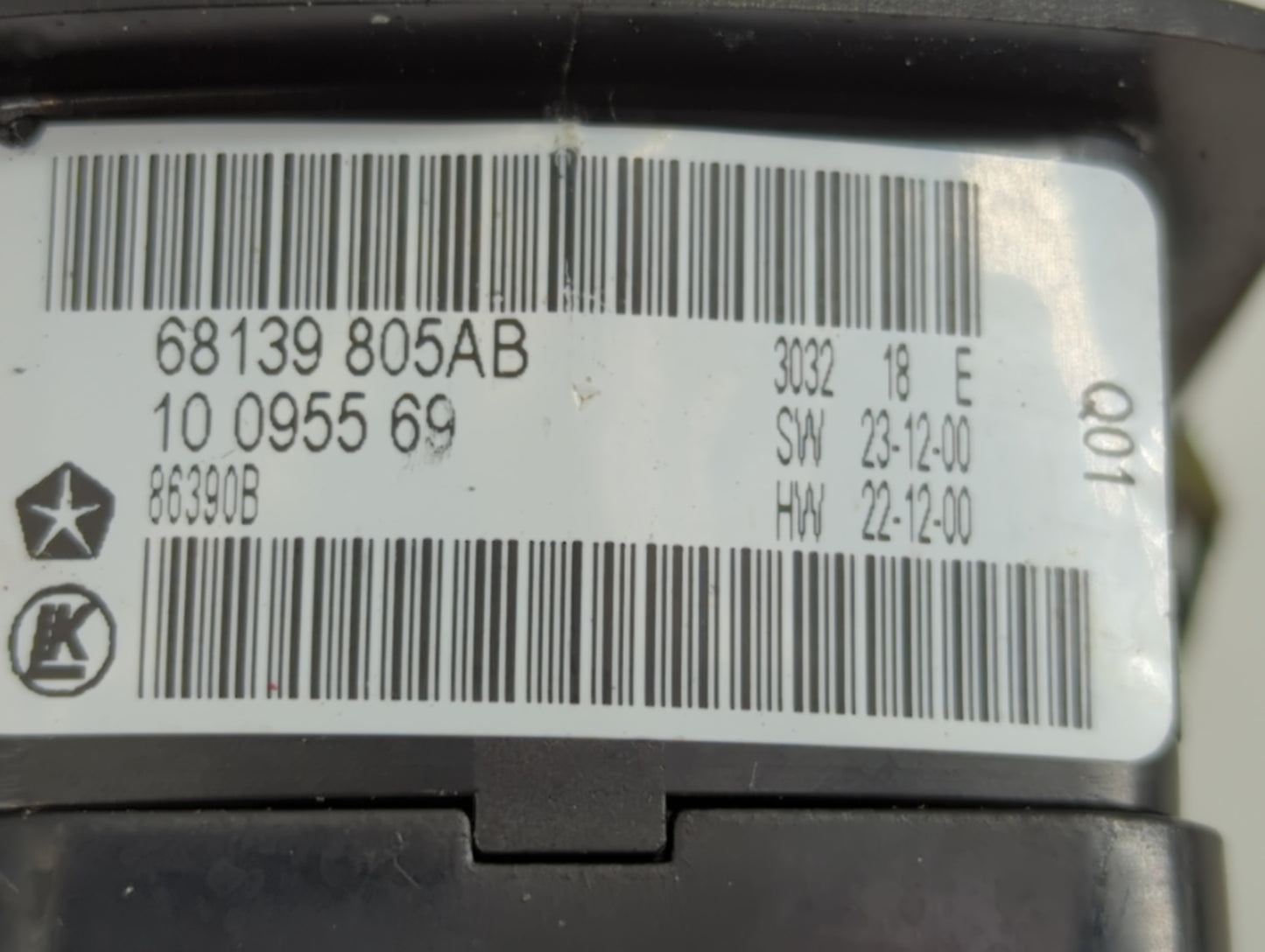 2013-2014 Chrysler 300 Master Power Window Switch Replacement Driver Side Left P/N:68139 805AB 56046 823AC Fits OEM Used Aut