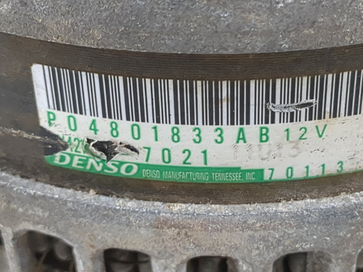 2011-2022 Chrysler 300 Alternator Replacement Generator Charging Assembly Engine OEM P/N:P04801833AB Fits OEM Used Auto Part