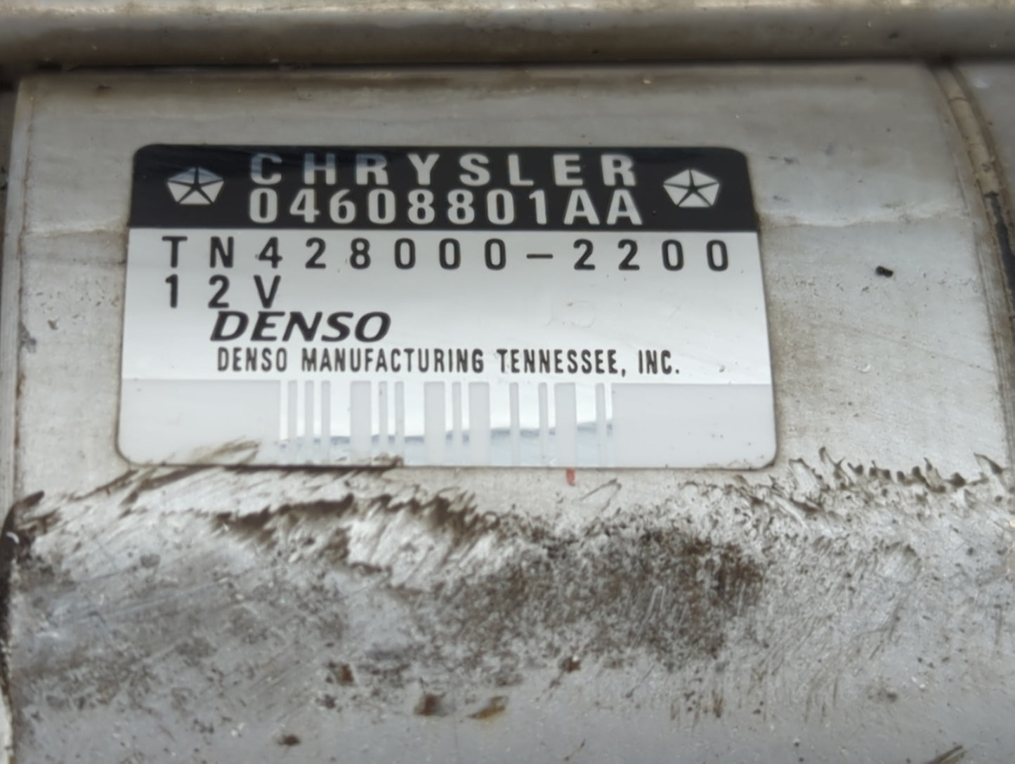 2005-2014 Chrysler 300 Car Starter Motor Solenoid OEM P/N:TN428000-2200 Fits OEM Used Auto Parts - Oemusedautoparts1.com