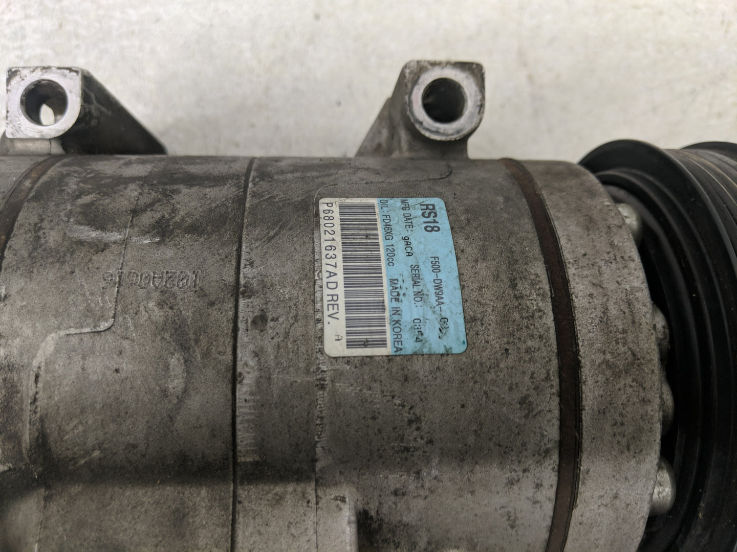 2011-2013 Chrysler 300 Air Conditioning A/c Ac Compressor Oem 1317350 - Oemusedautoparts1.com