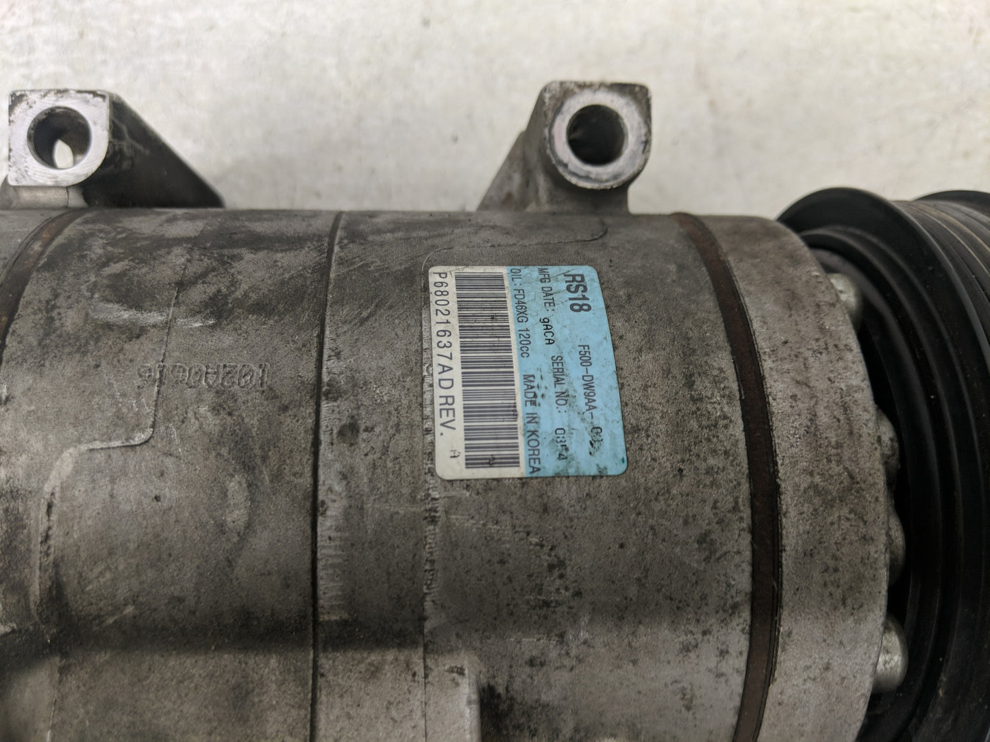 2011-2013 Chrysler 300 Air Conditioning A/c Ac Compressor Oem 1317350 - Oemusedautoparts1.com