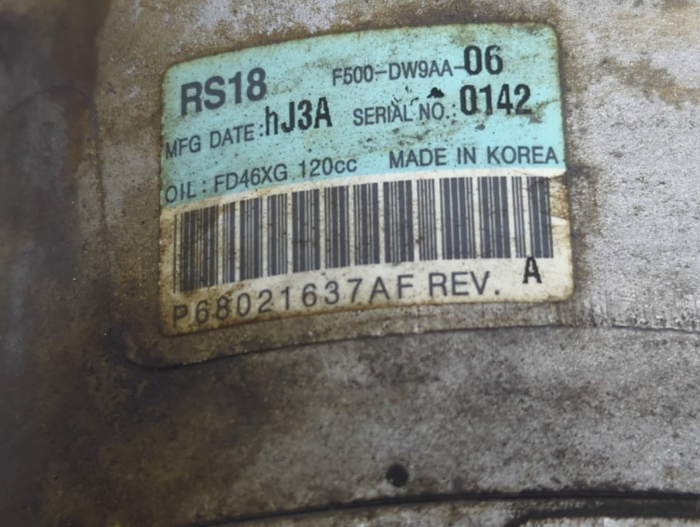 2011-2013 Chrysler 300 Air Conditioning A/c Ac Compressor Oem - Oemusedautoparts1.com